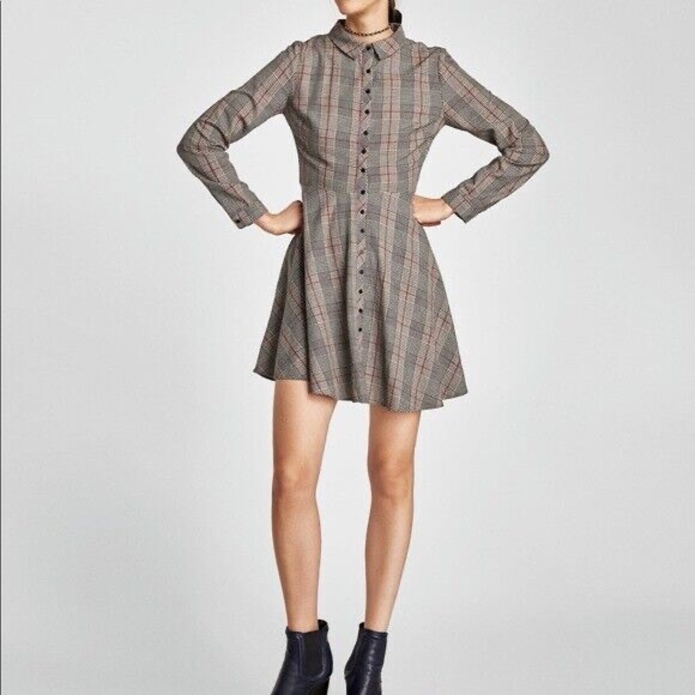 Zara 50s vibes work dress